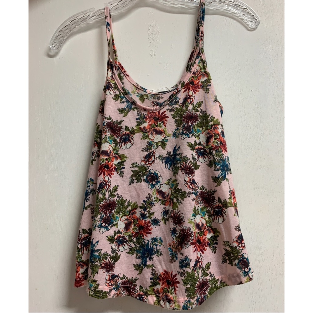 Spaghetti strap floral top